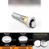 Stainless Steel Flip Top Sink Plug With Black Seal Ring Ideal For Modern Bathrooms And Washbasins