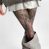 Hollowed Lace Korean Style Stockings Retro Mesh Thin Women Girls Tights Pantyhose Y2K Subculture Lolita Cosplay Long Socks