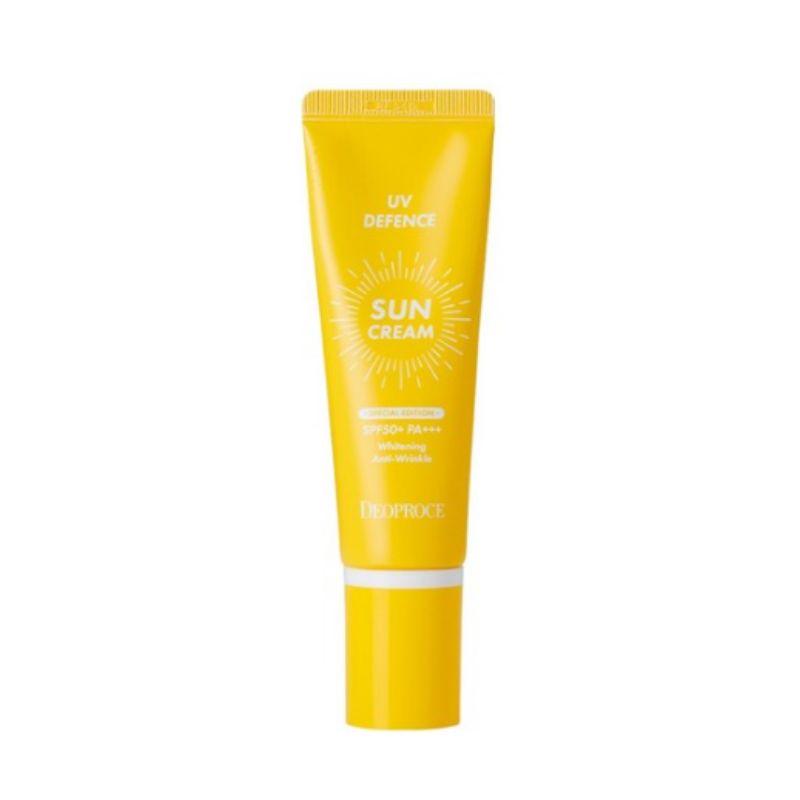 DEOPROCE UV Defense Sunscreen SPF50+ PA+++ 50g – Lightweight Daily UV Protection Sun Cream for All Skin Types