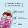 Carbamide Forte Probiotics Supplement 30 Billion for Women & Men - 60 Veg Capsules (Pack of 2)