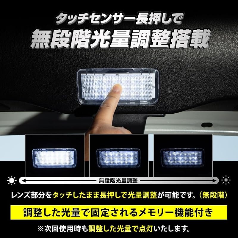YOURS Land Cruiser 250 Dedicated Back Door Luggage Lamp Kit [ZX-VX Grade] LAND CRUISER 250 Land Cruiser Additional Back Door Luggage Rear LED White