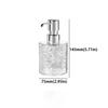 Luxury Bathroom Soap Dispenser Reusable Hand Pump Dispenser Bottle Transparent Shower Gel Empty Bottle Liquid Container