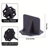 Heavy Duty Iron Wood Splitter Manual Wedge Easy Wood Splitting for Camping Outdoor Activities And Home Gardens