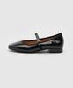 Sappun Charlotte Patent Mary Jane Flat Shoes (2Cm)