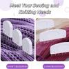 Rust-Proof Knitting Blockers Set Multiple Sizes Durable Blocking Combs Stainless Steel Blocking Mats Crocheting Supplies