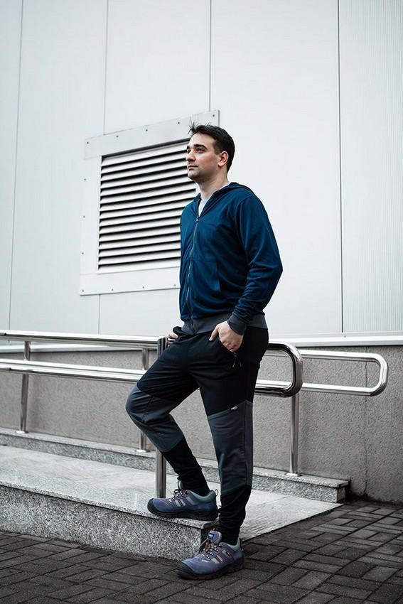 Comfort Sweatpants Black And Grey Size S - T N81-282-S