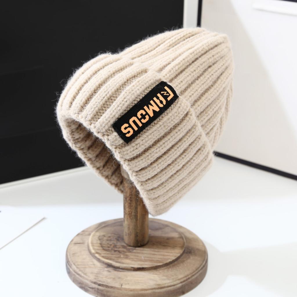 Winter Warm Hat Knitted Wool Hat Pile Hat