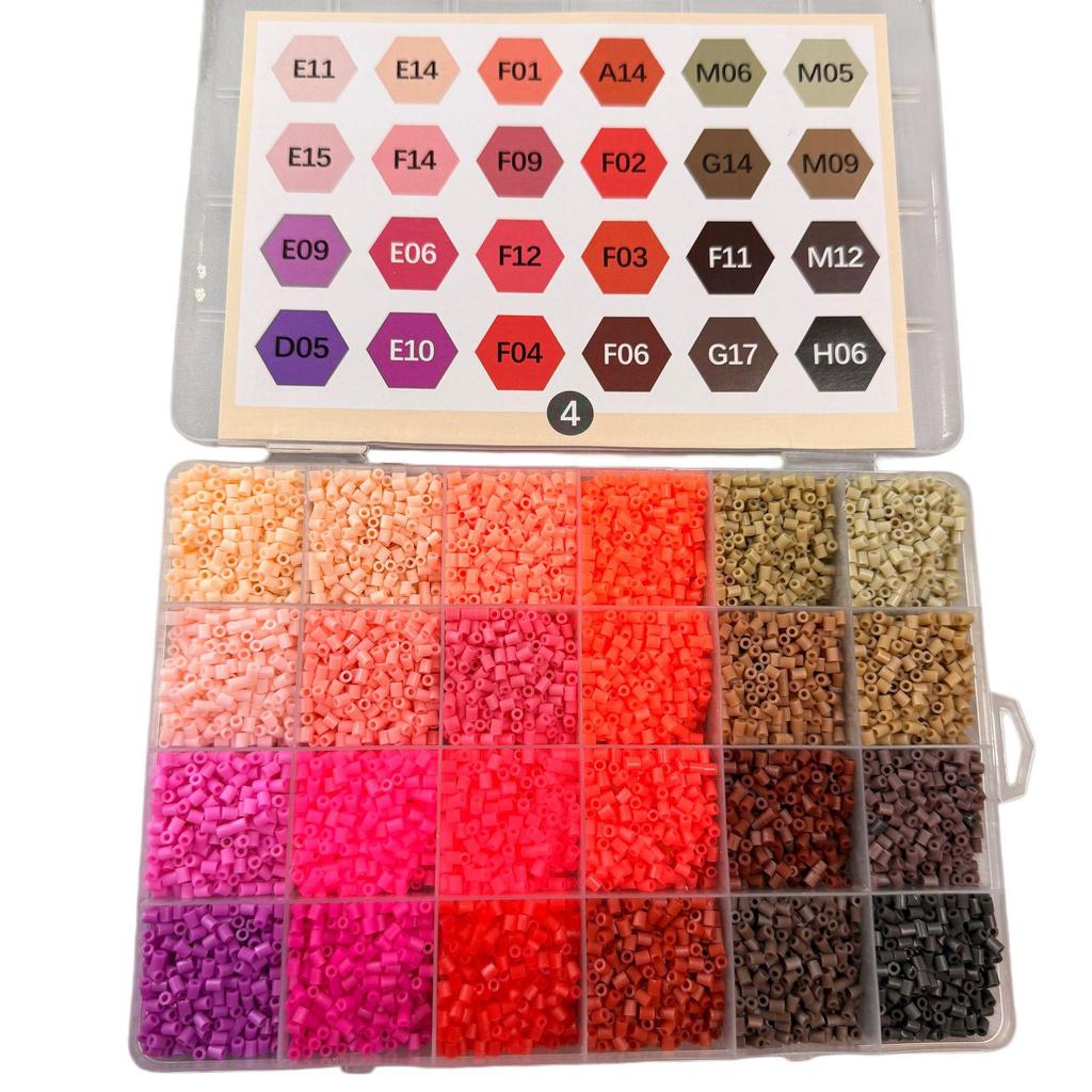 High-Quality 2.6mm Multi-color Perler Beads DIY Educational Puzzle Set
