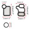 3pcs Engines Valve Cover Gaskets Kit For VTEC Acura Honda Civic RSX TSX Accord Element 91319-PAA-A01 15815-RAA-A02 15845-RAA-A01