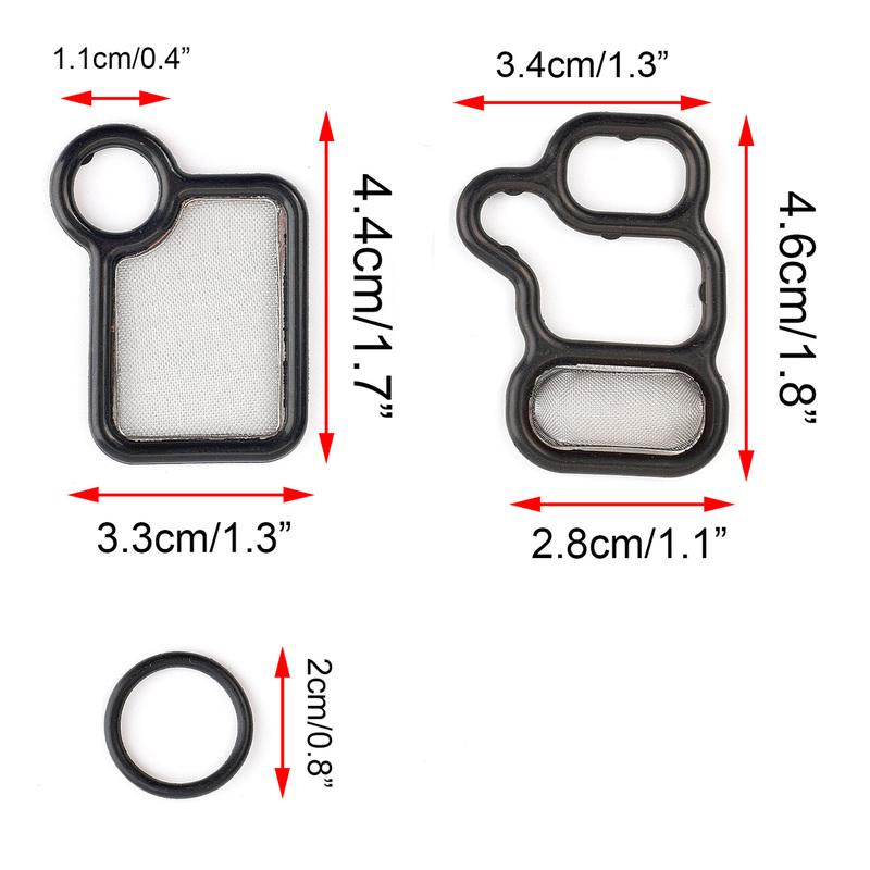 3pcs Engines Valve Cover Gaskets Kit For VTEC Acura Honda Civic RSX TSX Accord Element 91319-PAA-A01 15815-RAA-A02 15845-RAA-A01