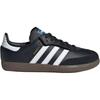 adidas Originals Samba Og Leather Versatile Comfortable Durable Low-Top Kids Skate Shoes Kids Sneaker Core-Black JQ6390