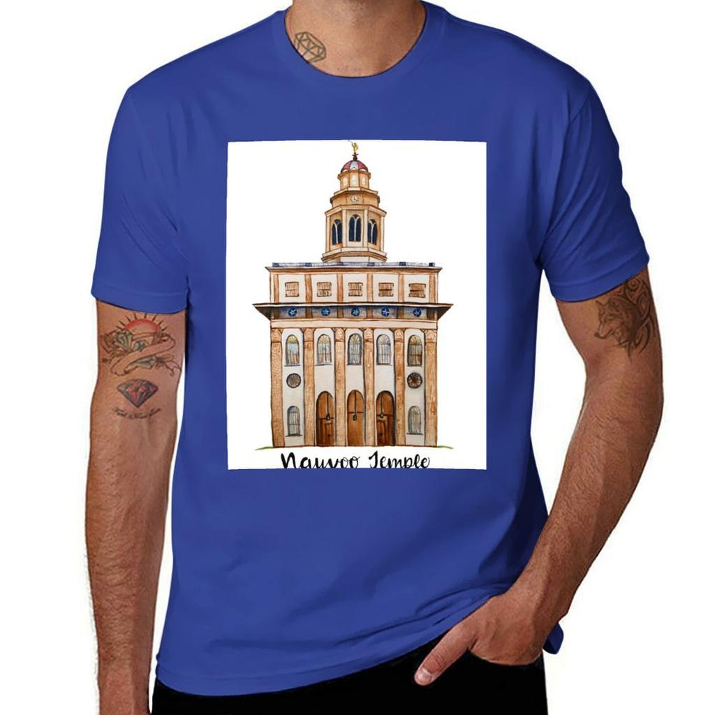 Nauvoo LDS Temple Tshirt cute tops boys whites new edition for a boy black tshirts for men