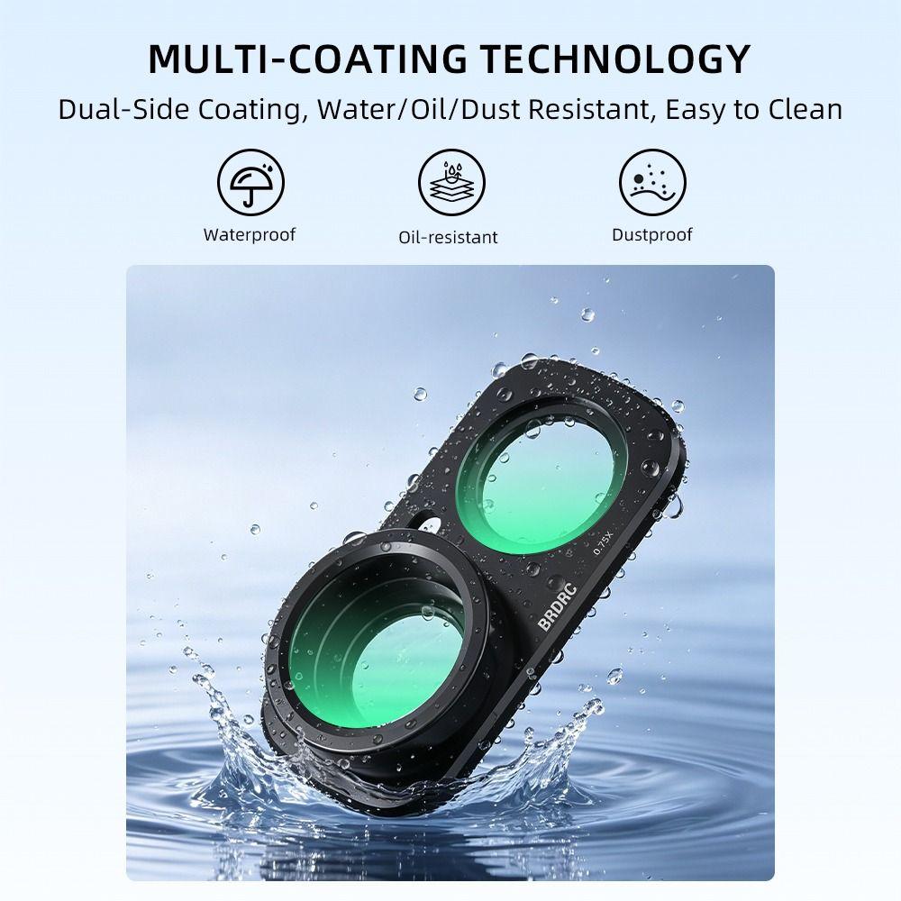 Obiettivo Grandangolare FOV a 115° per Accessori Fotocamera Gimbal Insta360 Luna Ultra