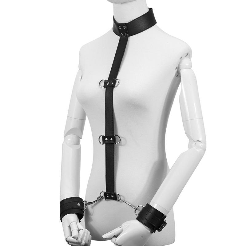 Xxx Japanese Girl BDSM Sex Bondage Gear Restraints Handcuffs Shackles, Neck Bondage Adult Sex Game Erotic Toys