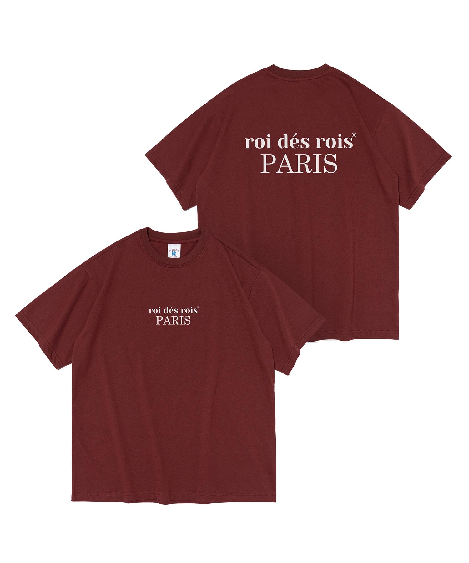 Road Road Origin Paris Short Sleeve T-Shirt (Wine) Wine/2Xl
