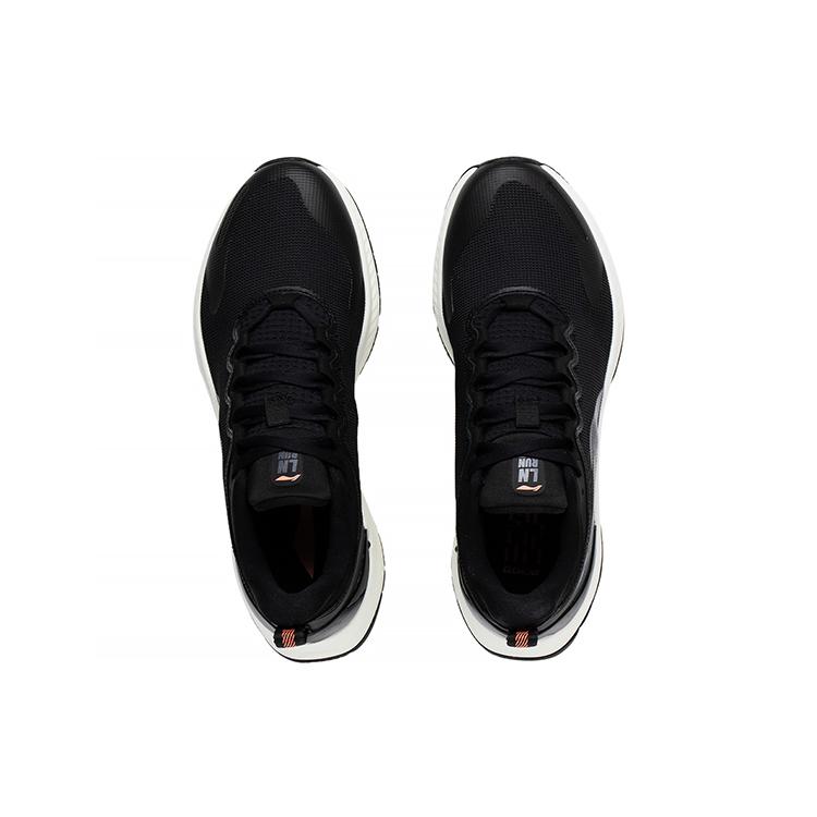 New LiNing YueYing Element Cushioning Anti Slip And Wear Resistant Rebound Low Top Running Shoes Women's Black ARHS008-9