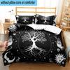 Tree Of Life Mandala 3pcs Bedding,Including 1pc Duvet Cover And 2pcs Pillowcases Perfect for Christmas,Ideal for Bedroom, Dormitory