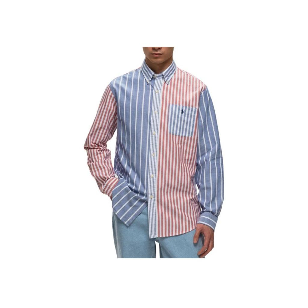 Polo Ralph Lauren Logo Gestreift Color Blocked Poloshirt Herren Hemden Mehrfarbig 710914021-001