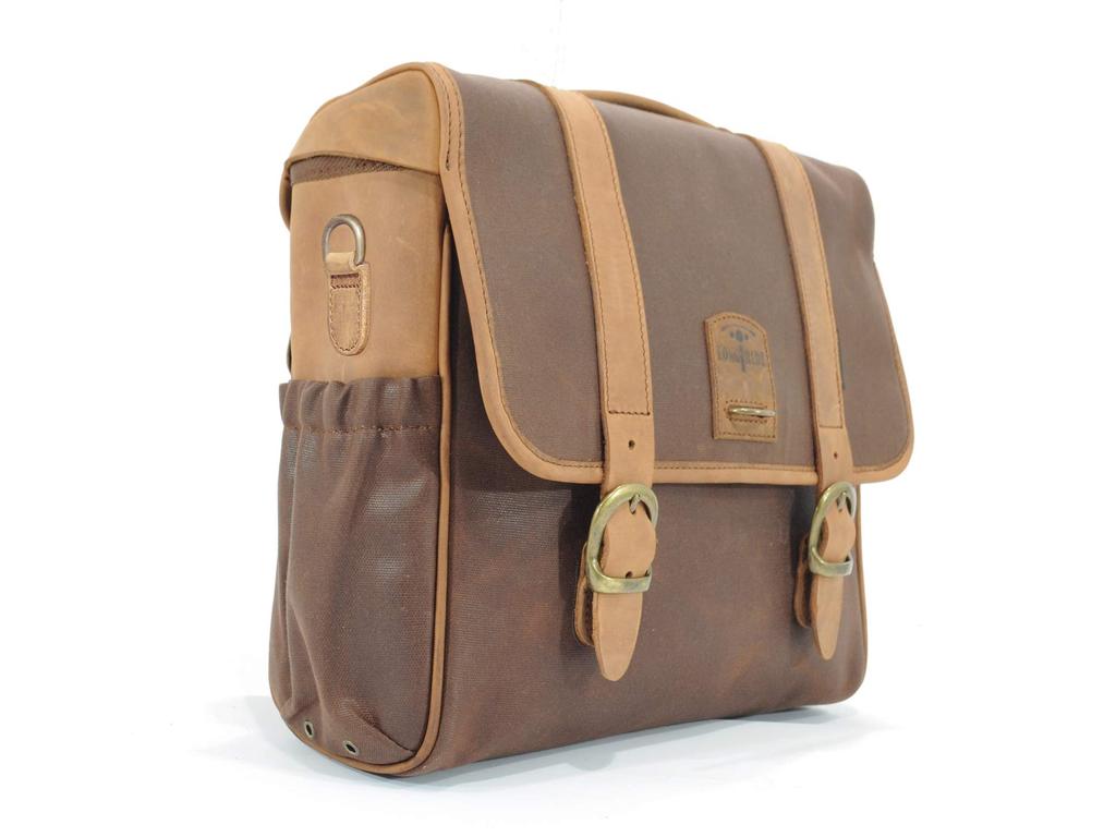 LONGRIDE Heritage Saddlebag Lid Flap Brown CUS131WBRO (12.5L)