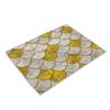 Mermaid Scales Placemat Geometric Placemat Coaster Table Decoration Mat Kitchen Posavasos Manteles individuales Onderzetters