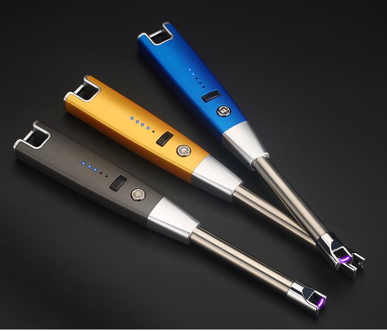 JL879 Rechargeable Windproof Arc Lighter for Kitchen and Gas Stove