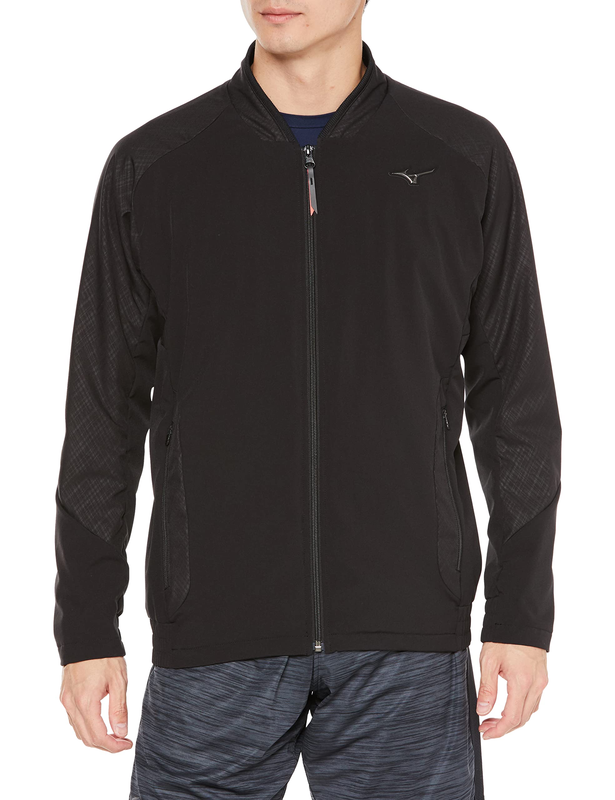 

Мужская куртка Mizuno Tech Lining Training и размер S, водоотталкивающая теплая, 32ME2540, черная, чёрный