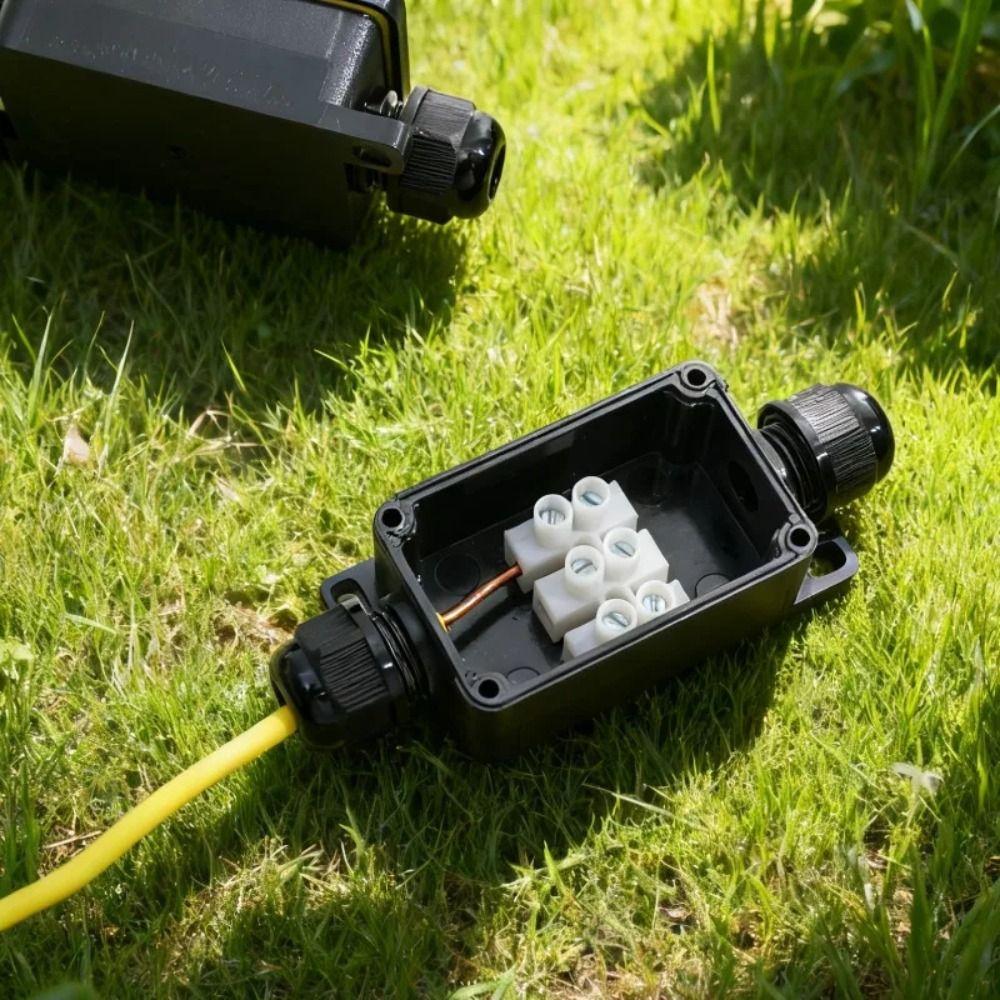 2-Way 3-Way Sealed Cable Connector IP66 Electrical Cable Box IP66 Junction Box  Garden Projects