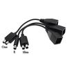 1Pc Diy Accessories For Microsoft Xbox 360 To Xbox Slim/One/E Ac Power Adapter Cable Converter Transfer Cable Cord