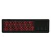 Luftfernbedienung Maus Tastatur 2.4G 6-Achsen Gyroskop Touchpad Hintergrundbeleuchtet für Android Smart TV Box