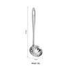 Golden Stainless Steel Long-Handle Ladle & Skimmer Spoon for Soup, Porridge, Hot Pot, and Kitchen Use