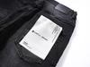 European and American Purple Slim Men's Trendy Light Luxury Elastic Jeans