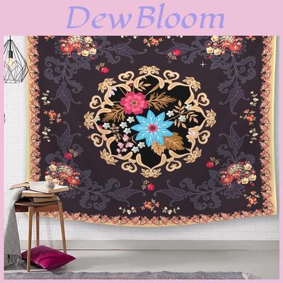 Elegant Wall Hanging Tapestries Flower City Printed Home Decoration Blanket For All Occasions
