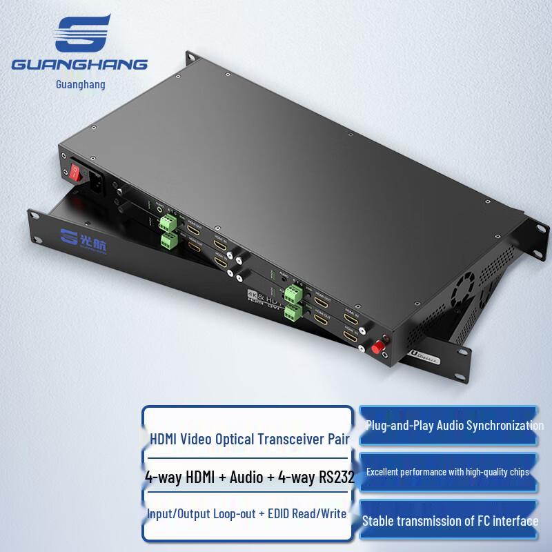 Guanghang HDMI Fiber Optic Extender & KVM Systems