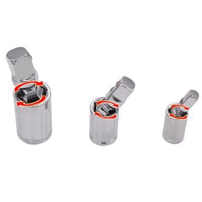 3sizes Socket Joint Universal Steel Ratchet Angle Extension Bar Adapter Tool Set