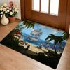 Hot Anime S-Sea Of T-Thieves Floor Mat Cozy Flannel Soft Thick Non-Slip Mat For Living Room Bedroom Kitchen Decor Rugs
