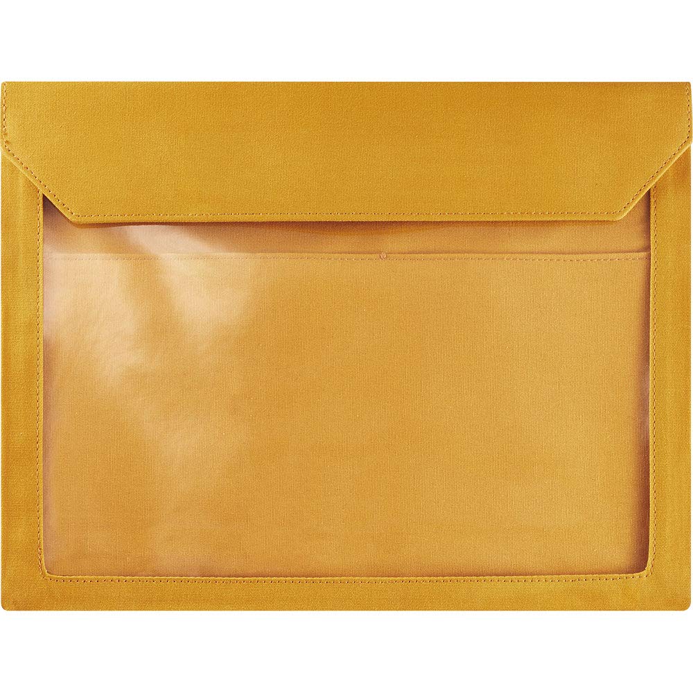 King Jim Flatty Сумка-органайзер, A4, Желтая, 5466 Ключ