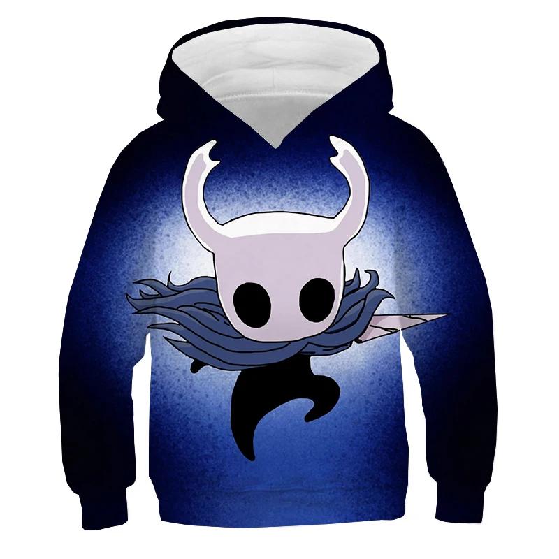 Hollow Knight Nadruk Bluzy Bluzy Jesień Polar Pulower Chłopcy Dziewczęta Dres y2k Top Sudadera Bluza Anime Odzież Dziecięca
