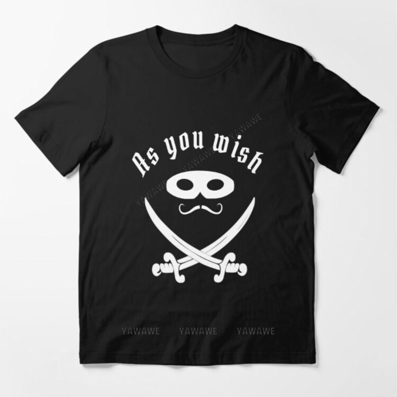 

Male fashion top tees As you wish Princess shirt bride t shirt Essential Oversized T Shirt MAN COTTON TSHIRT S