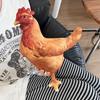 30cm Legende Hen Plüschtier 3D-Simulation Füllung PP-Baumwolle Legende Hen Puppe Quetschfunktion Lebensechtes Design