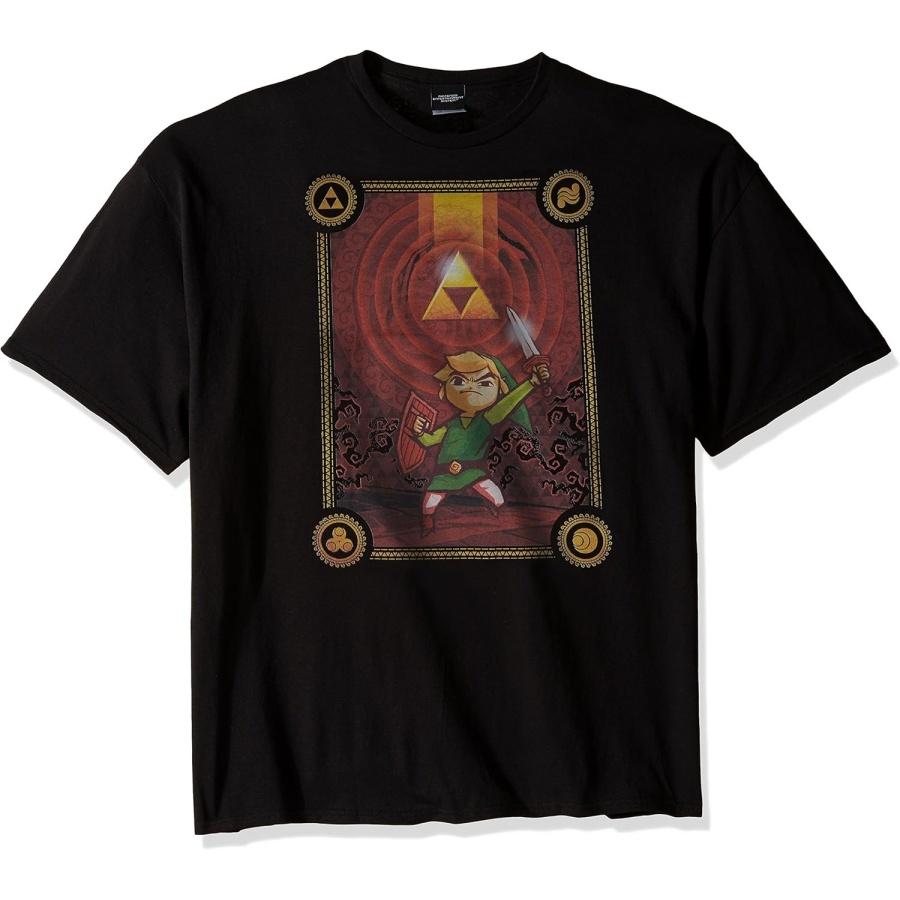 Nintendo Men s Big Tri-Force Dawn T-Shirt XXXXXL чёрный