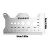 Screw Measuring Gauge Set Stainless Steel Multifunctional Bolt Thread Gauge Screw Measuring Thread Bolt Measuring Gauge