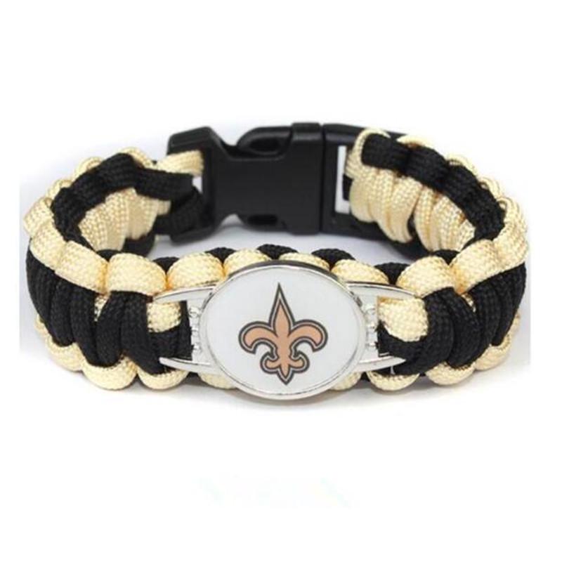 Handgeflochtenes NFL Paracord-Armband für Herren - 32 Teamoptionen für europäische & amerikanische Sportler