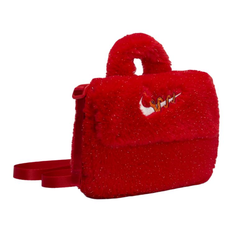 New Nike Fabric One Shoulder Handbags Women's Red HV6119-657