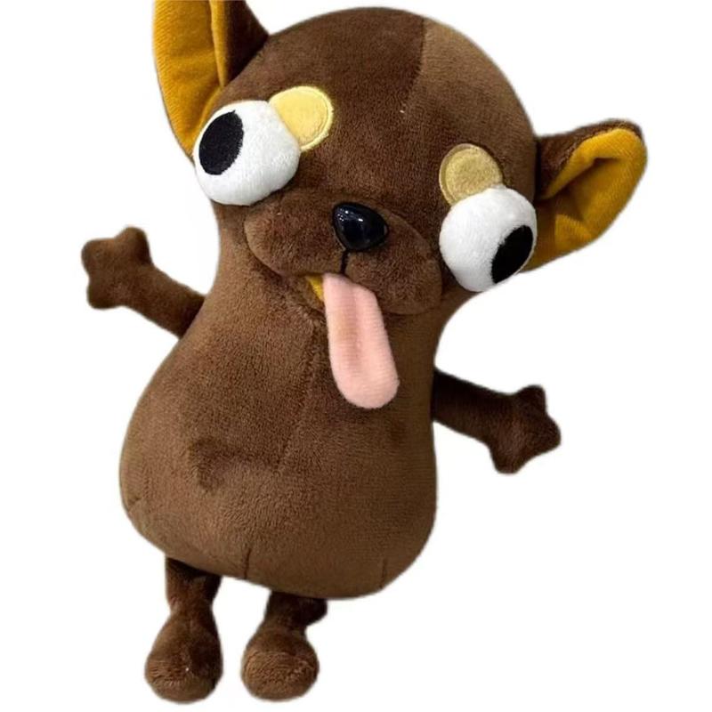 Stuffed Animals Chihuahua Plush Toy Puppy Pet Keychain Pendant Stuffed Chihuahua Doll Realistic Kawaii Plush Chihuahua Kids Toy