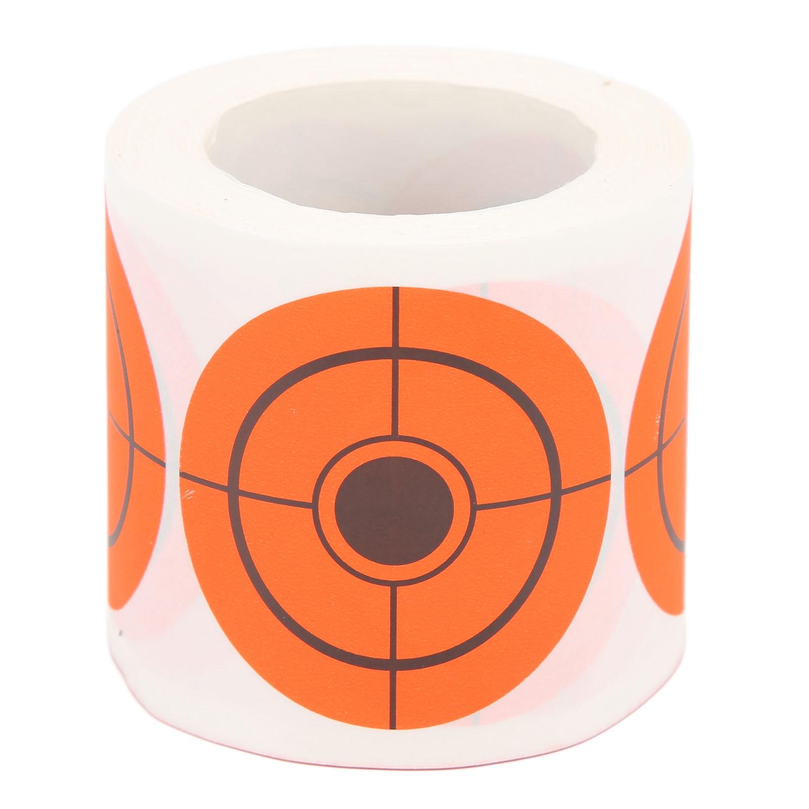 

Adhesive Paper Shooting Targets 250 Sheets Roll Shooting Target Pasters Fluorescent Orange Target