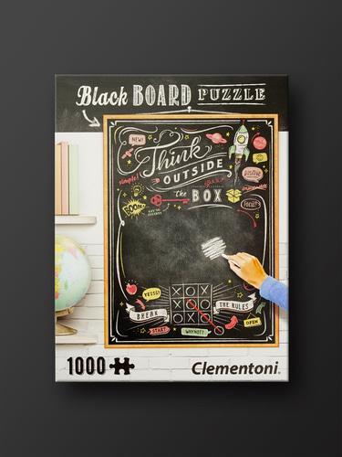 Black Board: Idea 1000 Piece Clementoni Jigsaw Puzzle