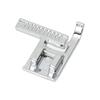 Guide Presser Foot Adjustable Ruler Design 2mm Spacing Q235 Steel Sewing Hemming Foot for Household Electric Machine