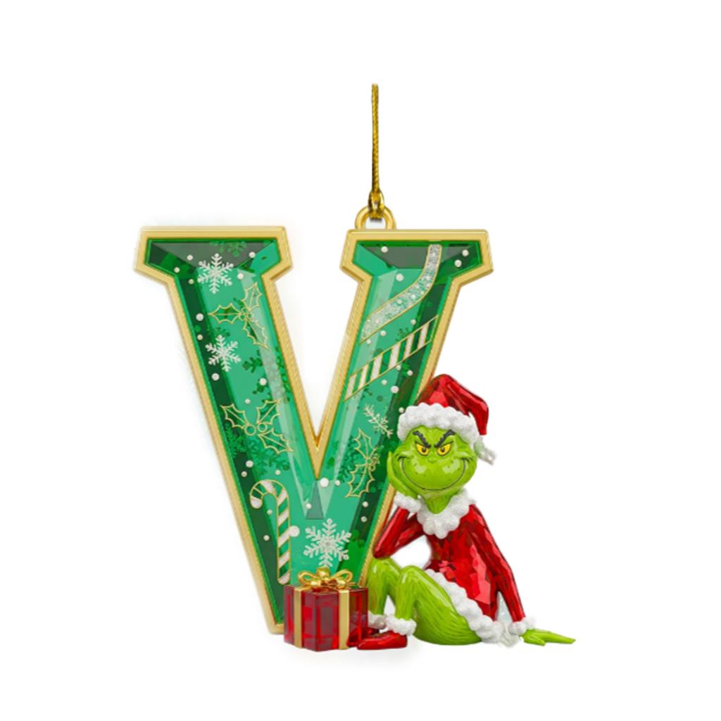2D Christmas Decoration Pendant Christmas Tree Tag Theme Party Crafts Ornament