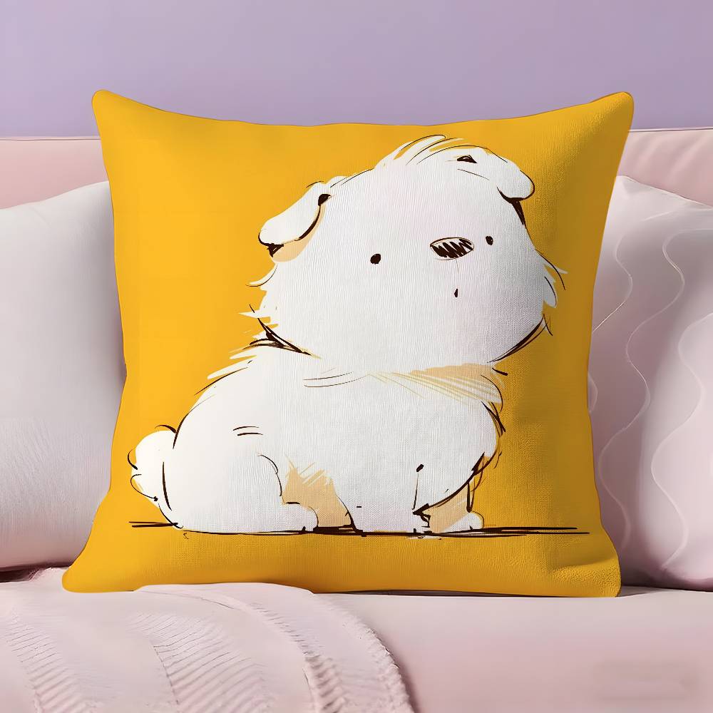 Cute And Adorable Puppy Pillow Case Ultra Soft Skin Friendly Fabric Cloud Like Comfort & Concealed Zipper