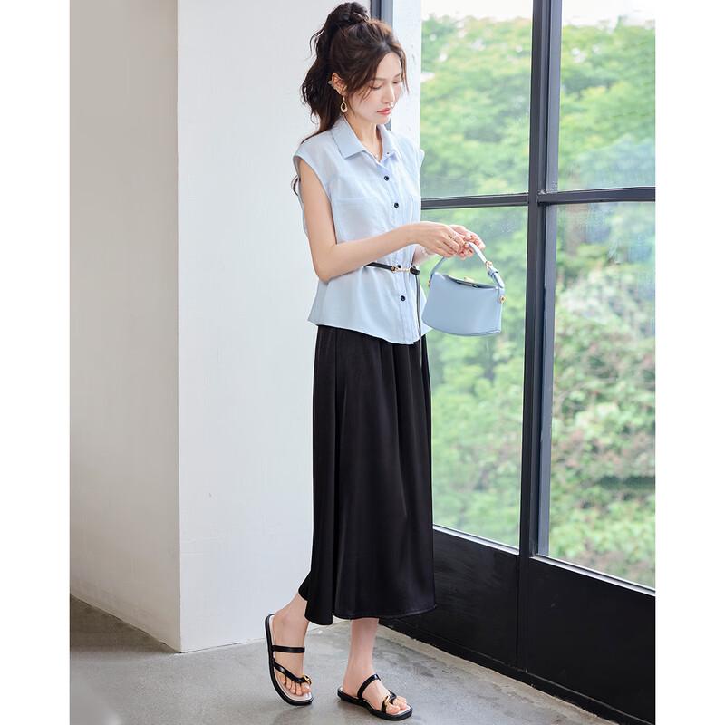 TERRE BLEUE Women's Summer Skirt Set